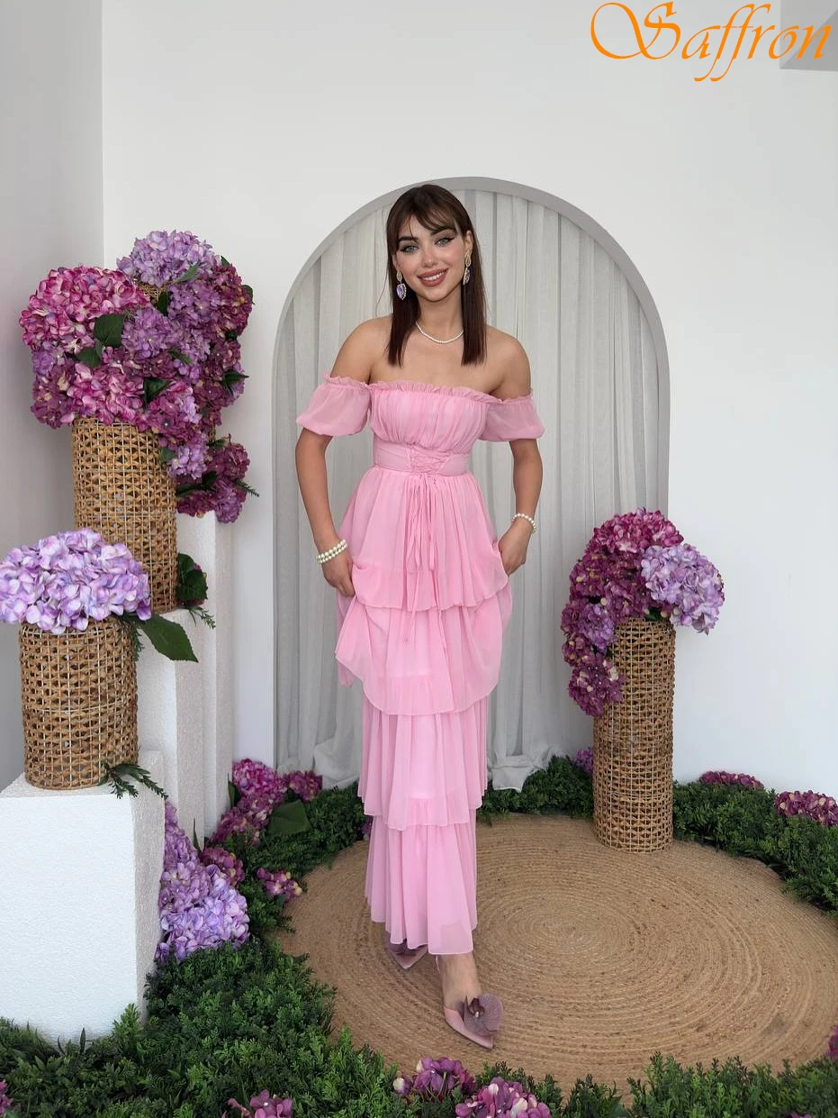 

Customized A-Line Boat Neck Elegant Formal Evening Dress Classic Fashion Modern Party Gowns Temperament High Quality Prom Dress