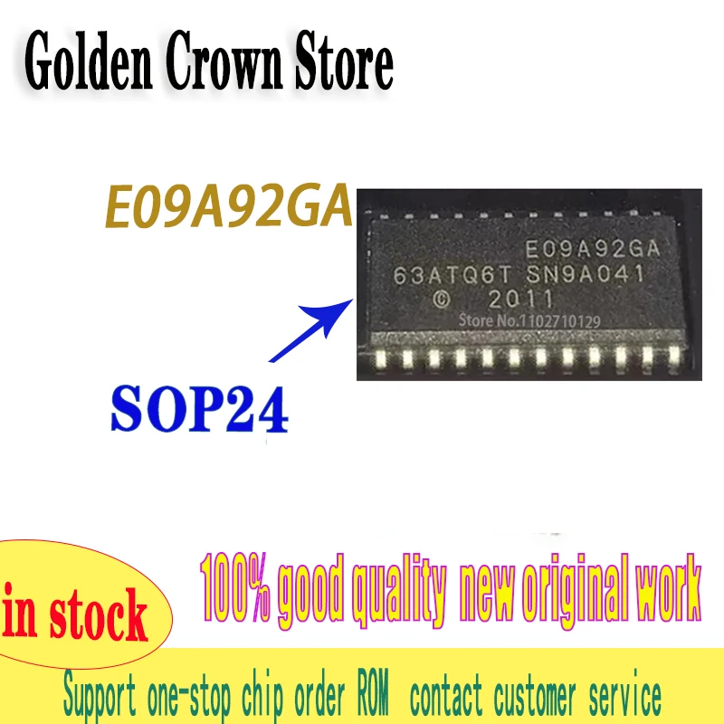 1~100Pcs/Lot  100%  E09A92GA E09A88GA sop-24 Chipset  New and Original In Stock