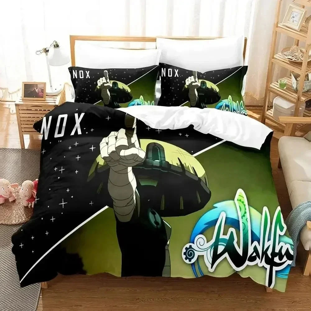 

Wakfu Bedding Set Printed Bed Set With Pillowcase Bed Duvet Cover Soft Queen King Size Bedclothes Home 3D Print bed sheet set