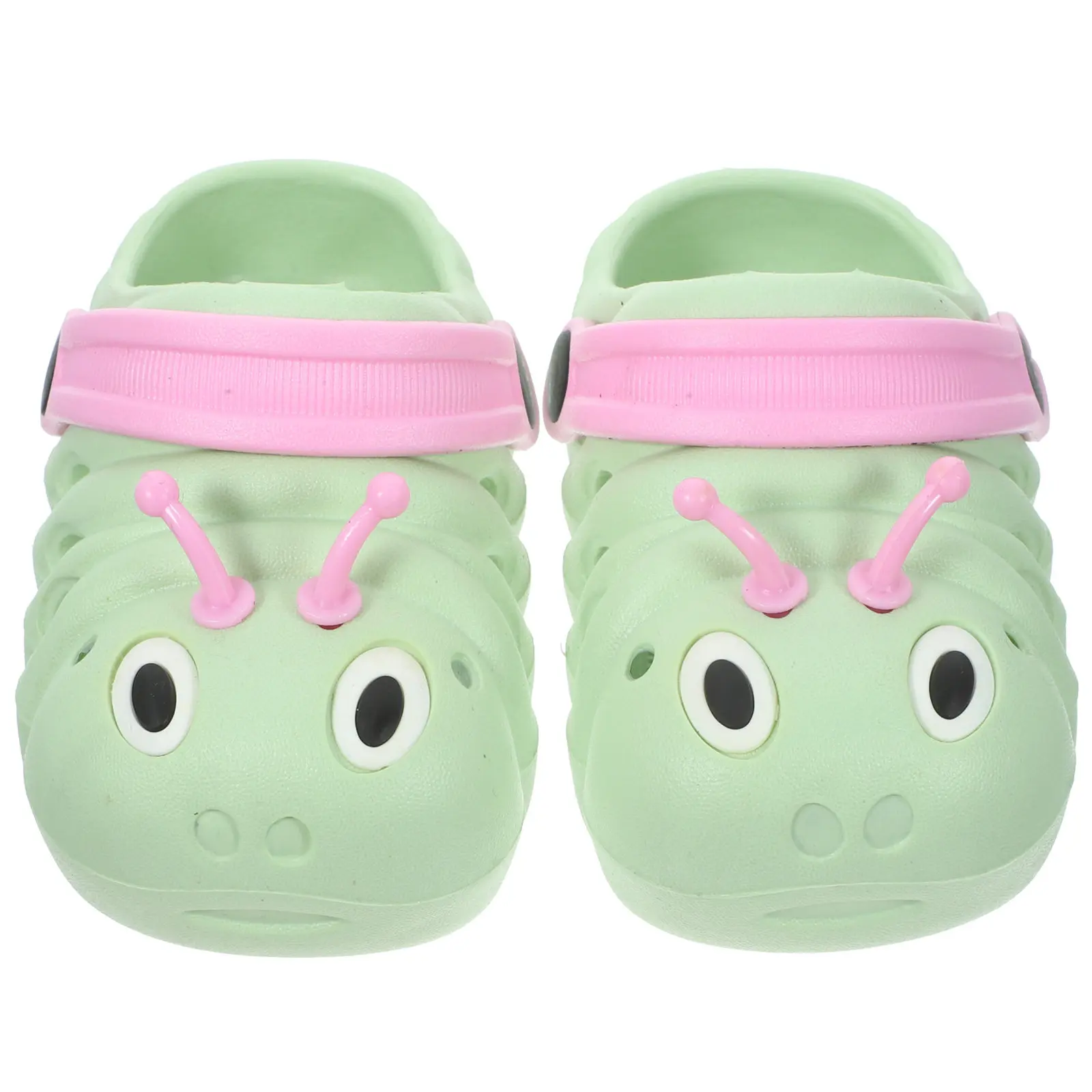 

1 Pair Beach Sandals For Kids Lightweight Non-Slip Cartoon Slippers Comfortable Summer Shoes For School Party Home Green Size 22