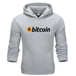 Men Bitcoin Printed Hoodies Hot Sale Men Casual Fashion Hoody Men Women Vintage Casual Sweatshirt Unisex Long Sleeve Pullovers