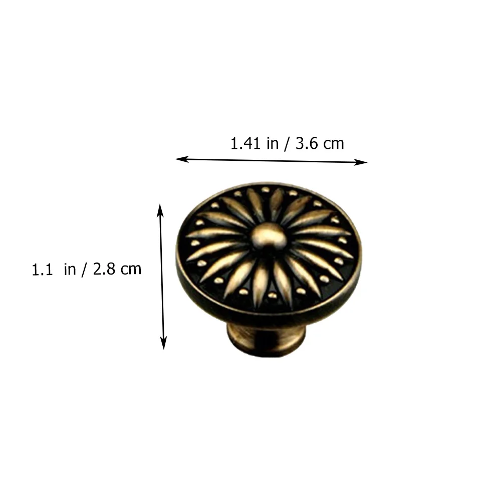 

2 Pcs Cabinet Door Handle Handles for Cabinets Furniture Solid Alloy Grips Kitchen Closet Knob Knobs