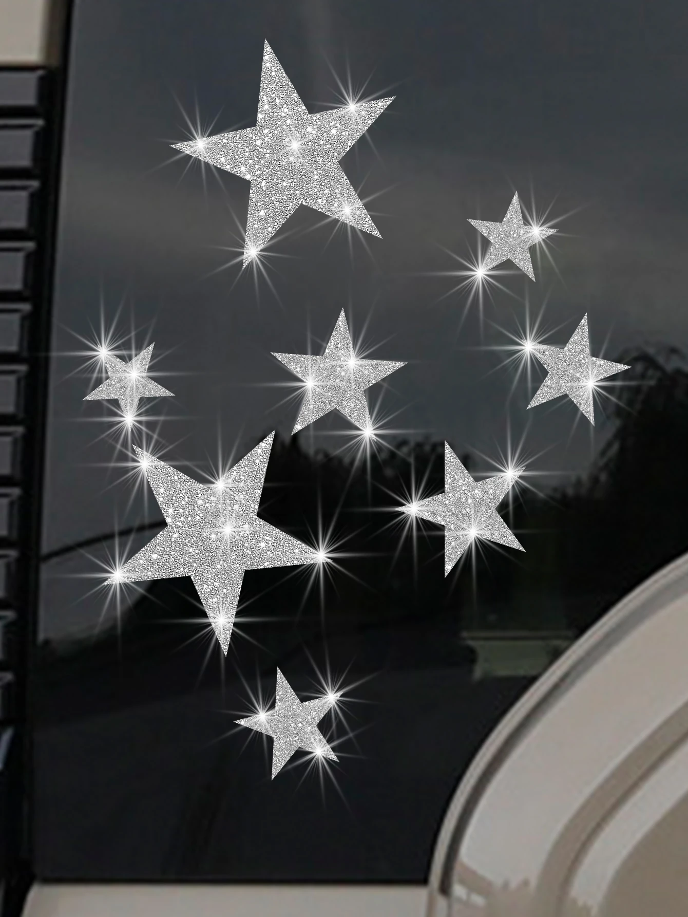 

Сверкающие бриллиантовые автомобильные наклейки со звездным небом для ослепительного украшения автомобиля