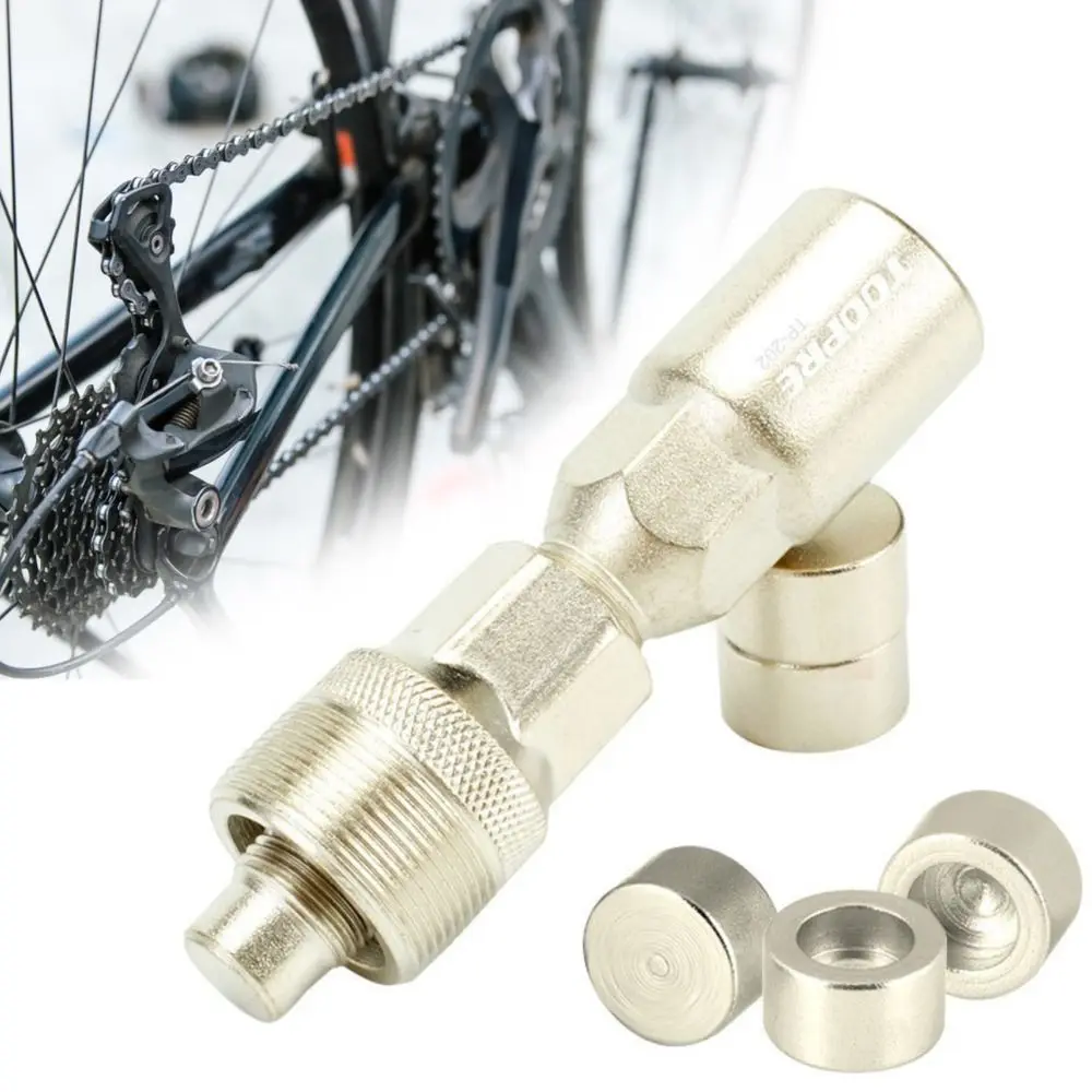 Square Hole/spline Crankset Puller Dismantling Tool Silver Bottom Bracket Crank Disc Remover Center Axis Removal