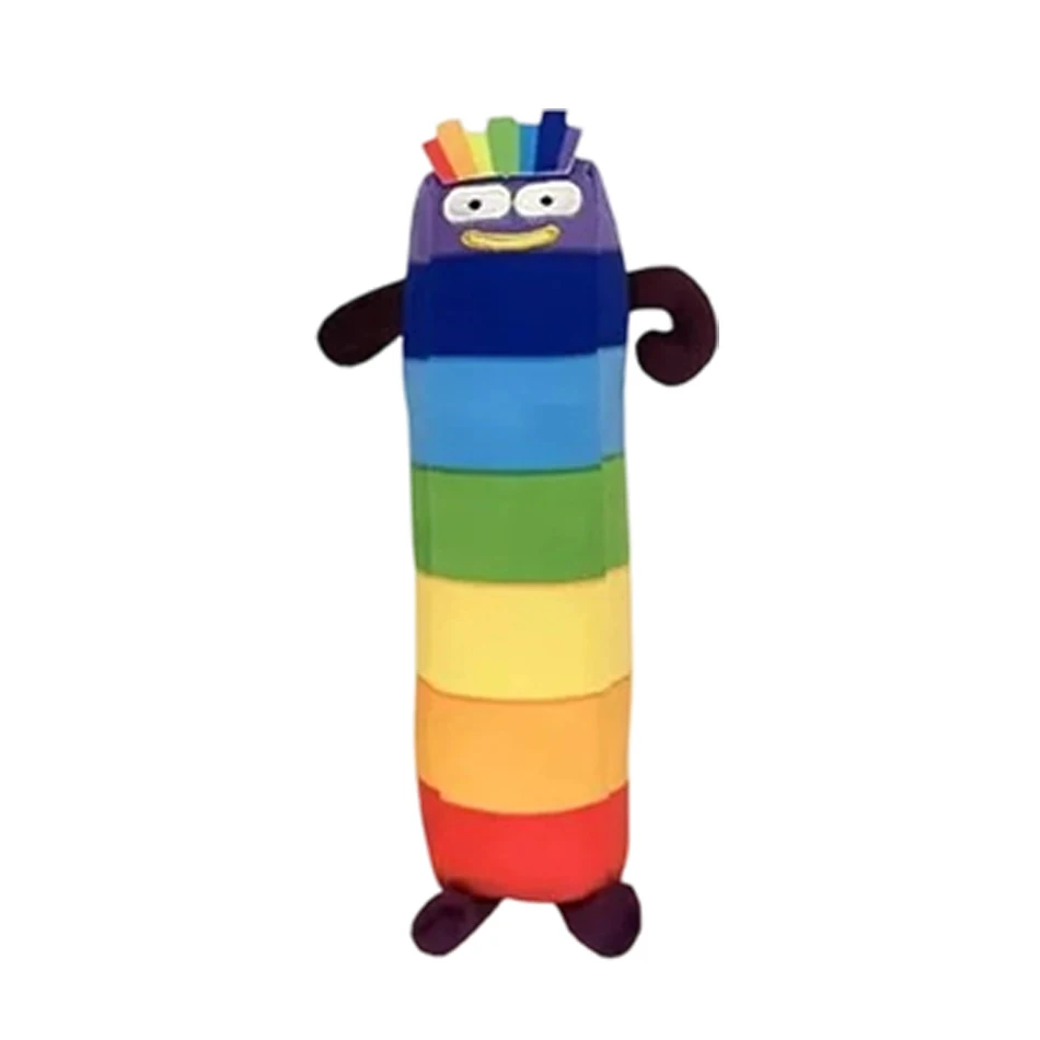 10 Stück 14-30cm Cartoon-Zahlen-Plüschpuppen, Lernspielzeug, Stofftiere, Film- und TV-Zahlen-Spielzeug, Geschenk, frühkindliche Bildungspuppe – Detail 8