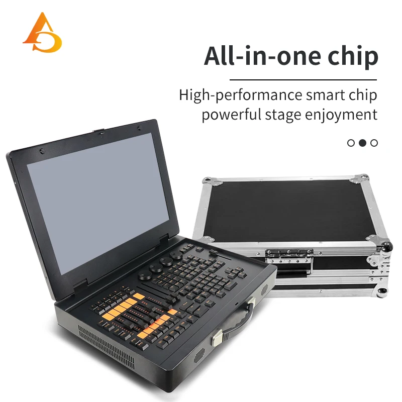 Console d'éclairage pour ordinateur portable MA2 LED, contrôleur DMX, contrôleur d'éclairage de scène, équipement professionnel de performance sur scène