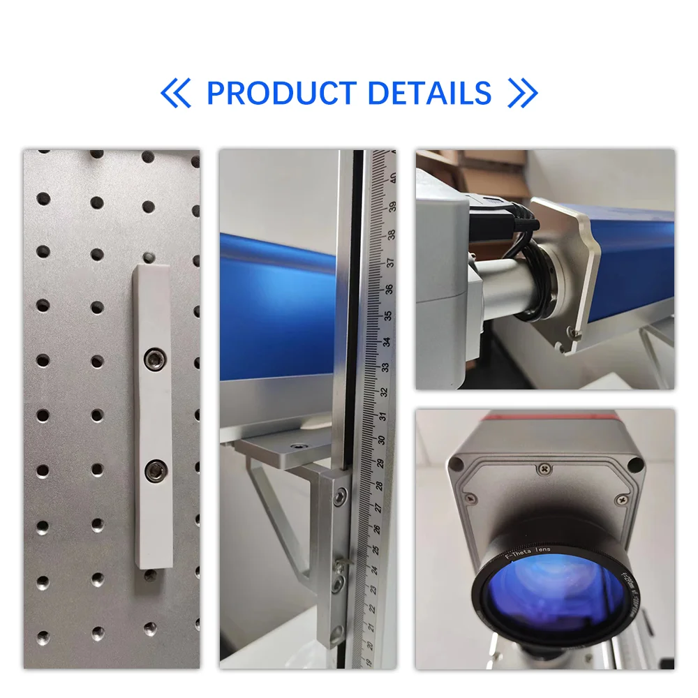 Высококачественный лазерный маркировочный станок 30 Вт 50 Вт Станок для лазерной резки Металлический шкаф Лазерный гравировальный станок в Китае