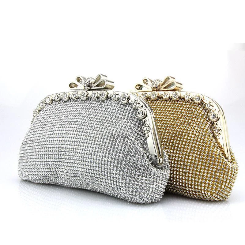 

Woman Evening Bag Fashion Women Diamond Rhinestone Handbag Brand Designer Crystal Wedding Party Bag Purse Day Clutch with Chain