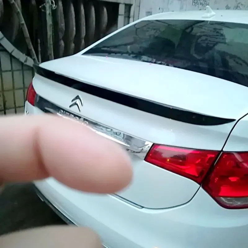 For Citroen C4 Spoiler ABS Material Car Rear Wing Primer Color Rear Spoiler For Citroen C4 Spoiler 2014-2016