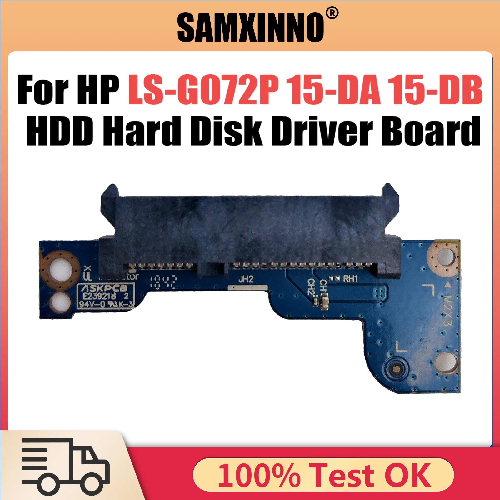 EPK52 LS-G072P NBX0002CB00 For HP 250 255 G7 15-DA 15-DB HDD Hard Disk Driver Board with Cable 100% Tested