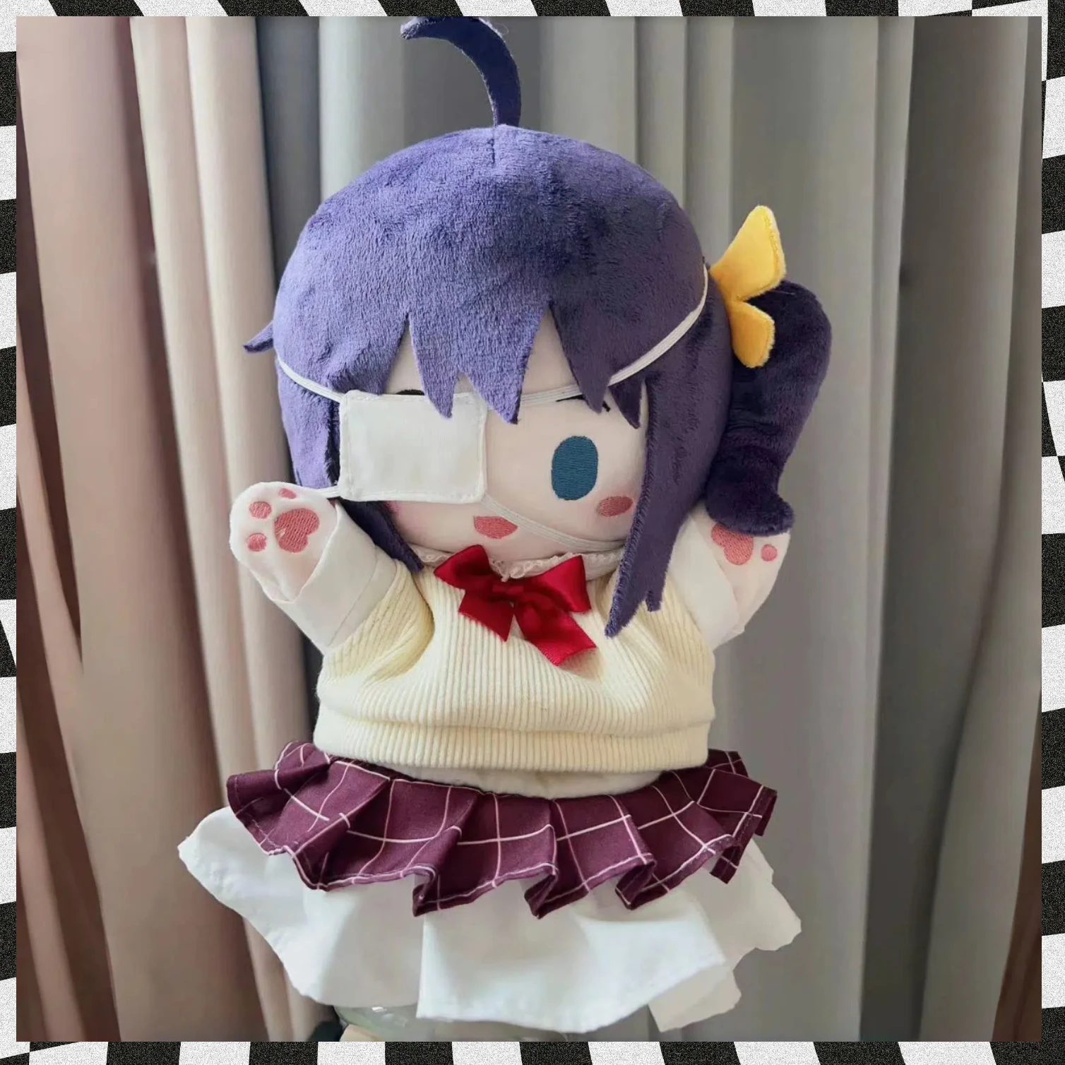 25cm Anime Pacynki Lalki Love Chunibyo Other Delusions Takanashi Rikka Kawaii Cosplay Pluszowe Figurki Zabawki Prezenty Dla Przyjaciół