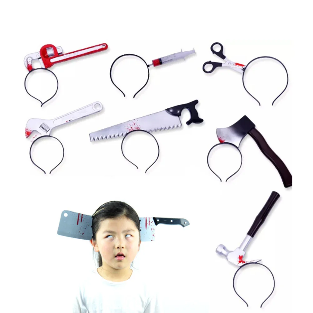 

2 шт., повязка на голову с кровавым ключом, реквизит для Хэллоуина, страшные аксессуары для вечеринок, трюк, косплей, маскарад, украшение через голову, реквизит