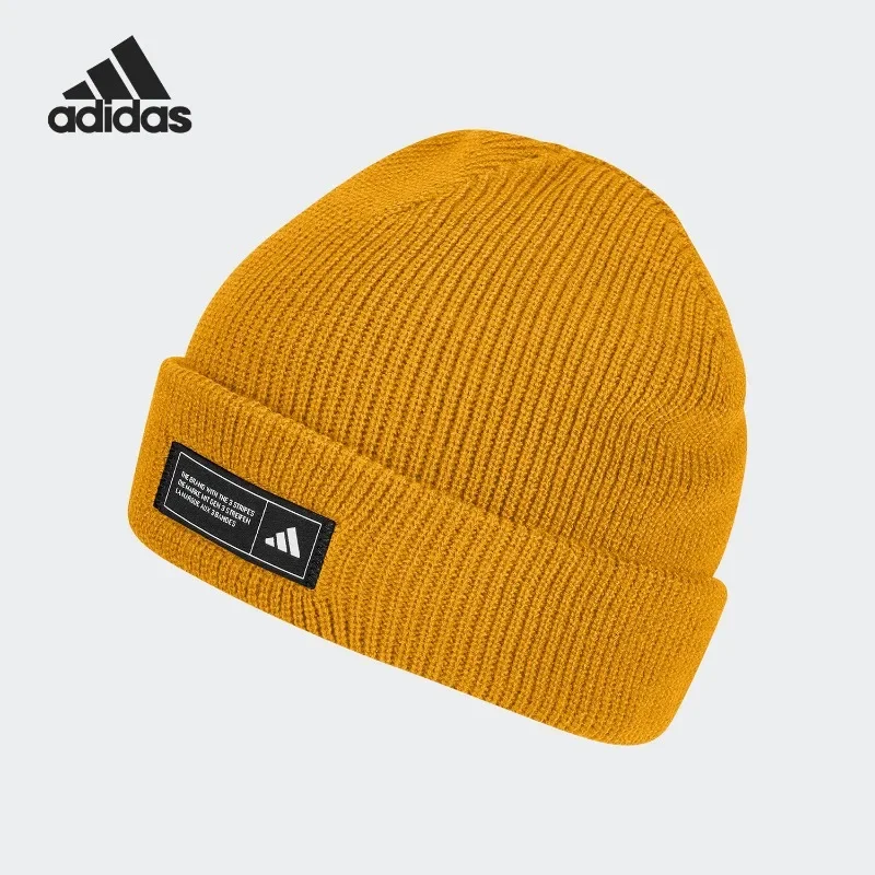 Adidas Unisex Knitted Wool Thermal Fleece Cap for Men Women Outdoor Training Daily Commute JF3163