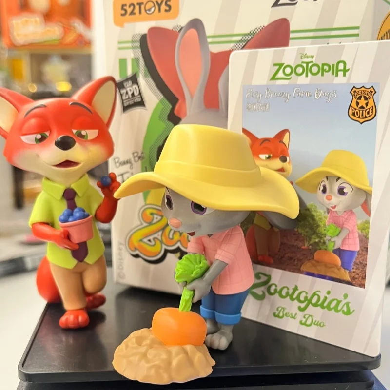 

Zootopia Best Partners 52 игрушки аниме фигурки слепая коробка набор модный Nick Judy настольные украшения коллекция подарок-сюрприз
