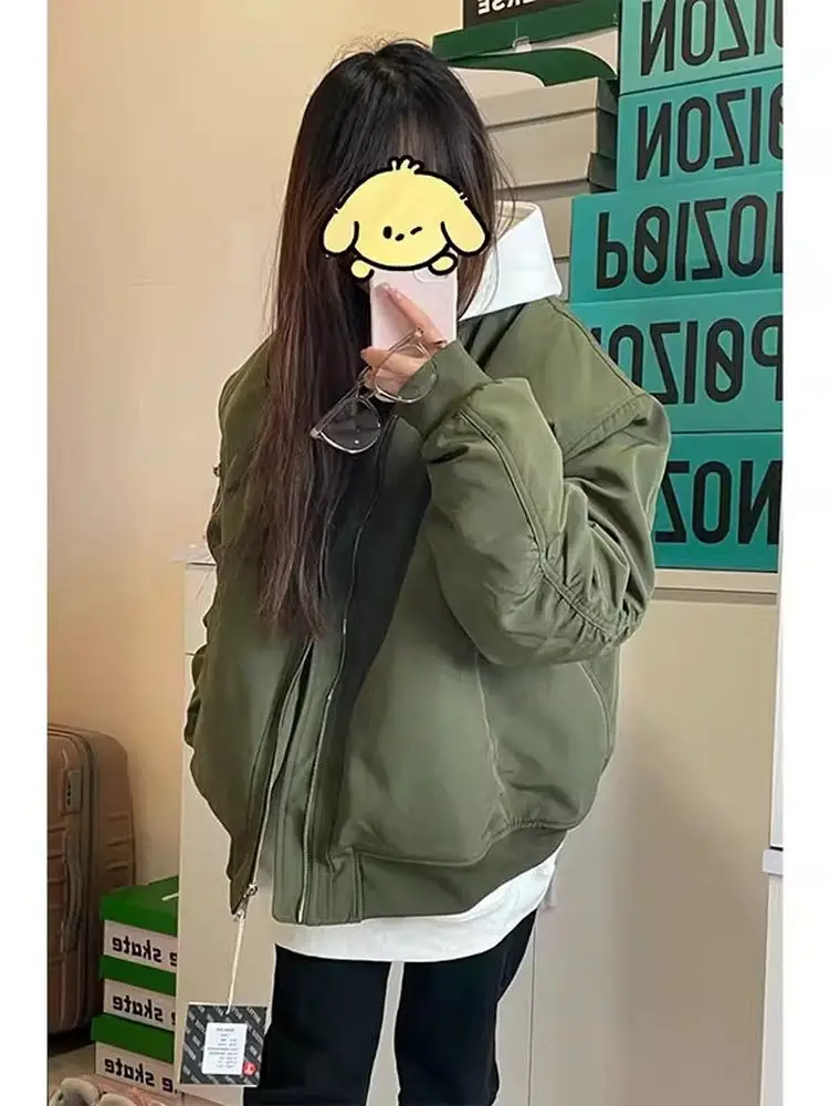 

Baseball Jackets Kpop Womens Fashion Motobiker Crop Collared Boho Trip Hooded Linen Hippie Breathable Beaded Multi-Pockets Retro