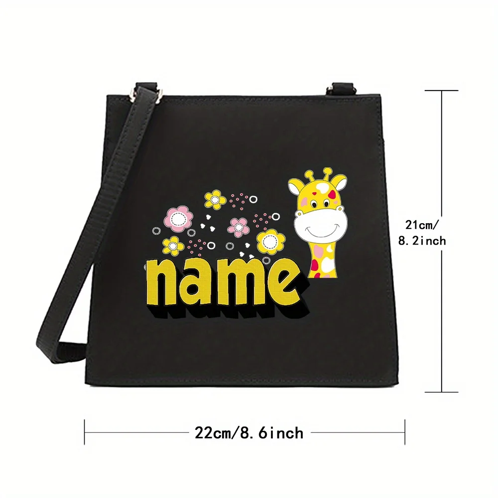 Personalized Customization Name Women's Fashionable Crossbody Bag Shoulder Bag Commuting Storage Bag