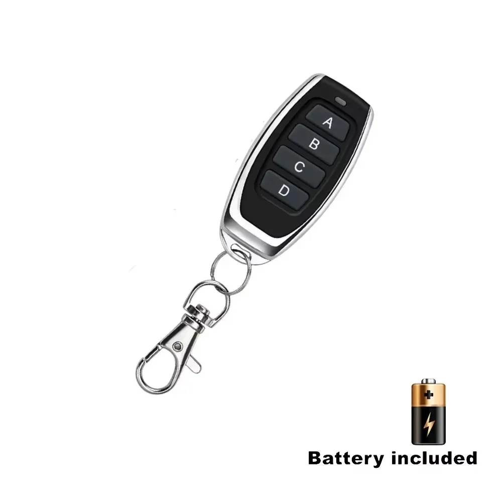 KEBIDU 433Mhz Drahtlose RF-Fernbedienung EV1527 Lerncode Smart Home Sender für LED-Licht, Auto, Tor, Garagentor, Alarm, Schlüssel