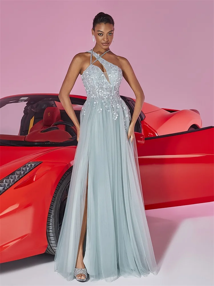 

Элегантные шифоновые вечерние платья, женские роскошные вечерние платья русалки для подружки невесты, свадебное платье макси для выпускного вечера, коктейльное платье