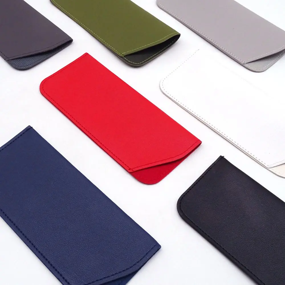 Glasses Case Eyeglass Box Eyewear Bag Eyewear Protector Containers Glasses Bags Spectacle Case Sunglasses Case PU Leather