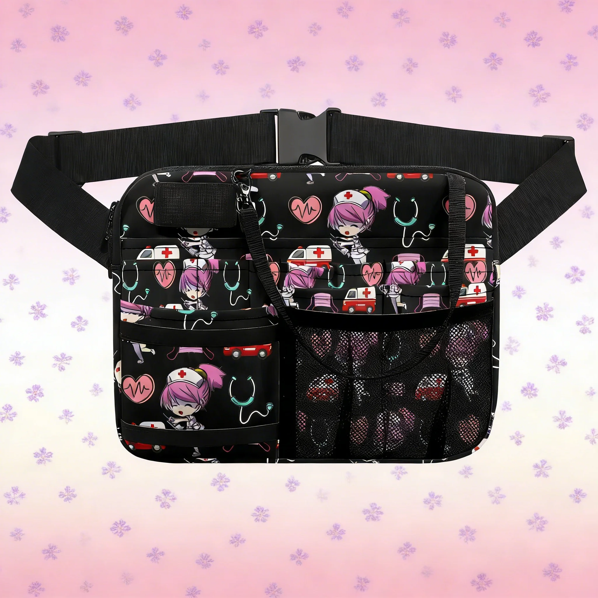 lovely-nurse-waist-bag-cartoon-medical-fanny-pack-multi-pocket-pouch-for-nurses