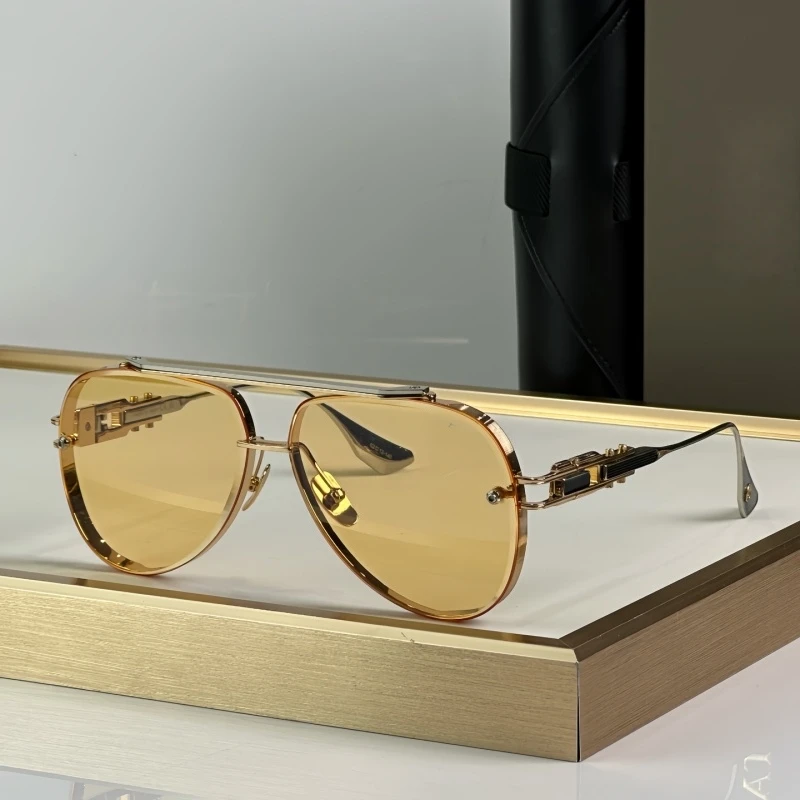 

Double Bridge DT281 LEXER Pilot Sun Glasses Women Sunglasses Men Alloy High Quality Outdoor Eyewear Popular Women's Design