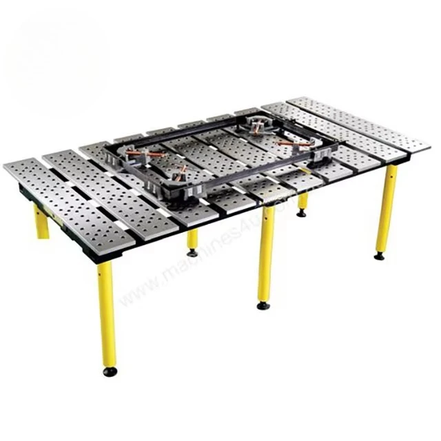 CE Certified TKweld 3D Steel Platform 2000*1000*200mm Cast Iron Welding Table with Clamp New Condition Soldering Station