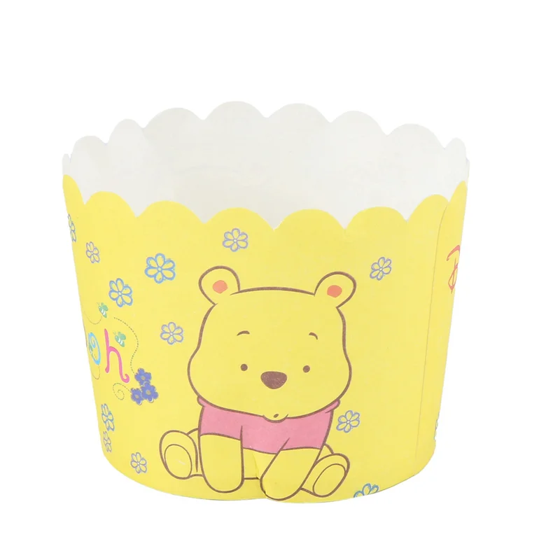 

600Pcs Tulip Cupcake Baking Cups, Muffin Baking Liners Holders, Rustic Cupcake Wrapper, Brown, White And Nature Color