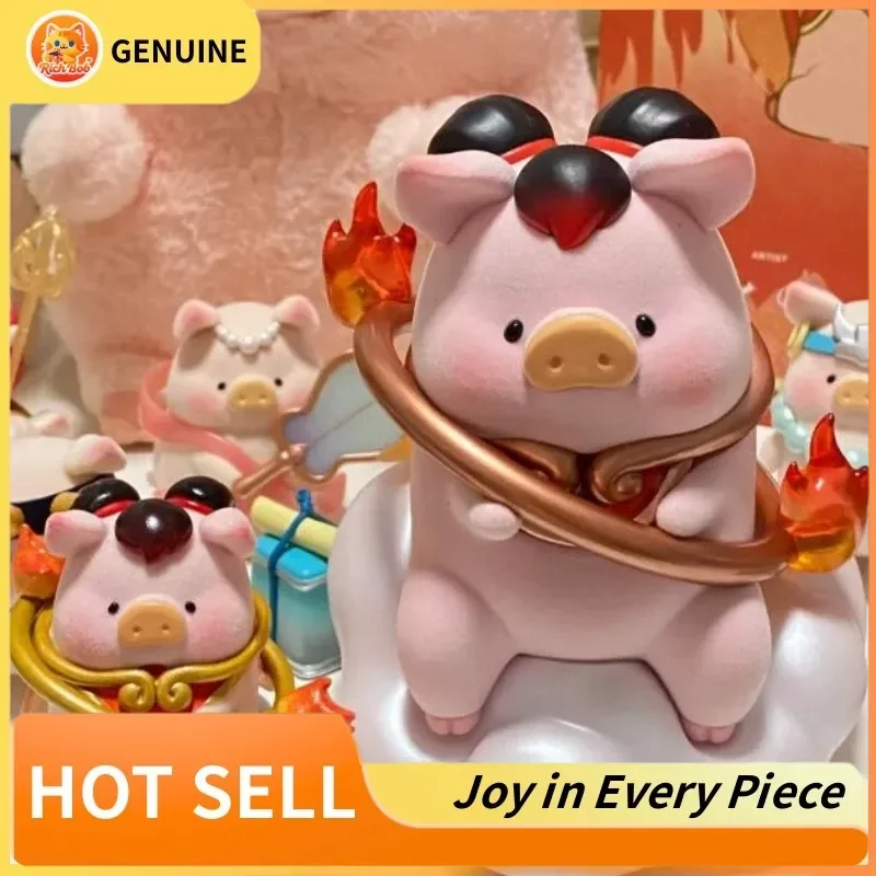 

Genuine Lulu The Piggy Journey West Series Blind Box Toys Kawaii Anime Action Figure Mystery Trendy Box Surprise Dolls Girl Gift