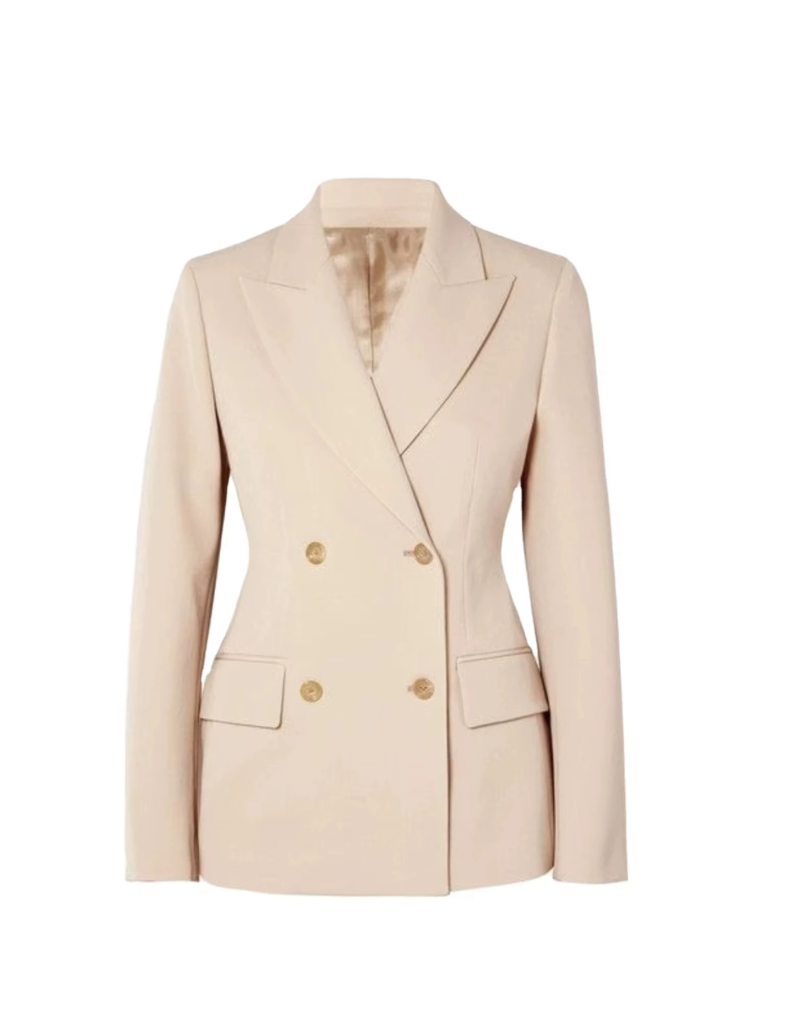 Women's Dresses Suit Gowns Elegant Peaked Lapel Splice Jacket Coat And Pants For Female Satin 2 Pieces Suit Customized W56