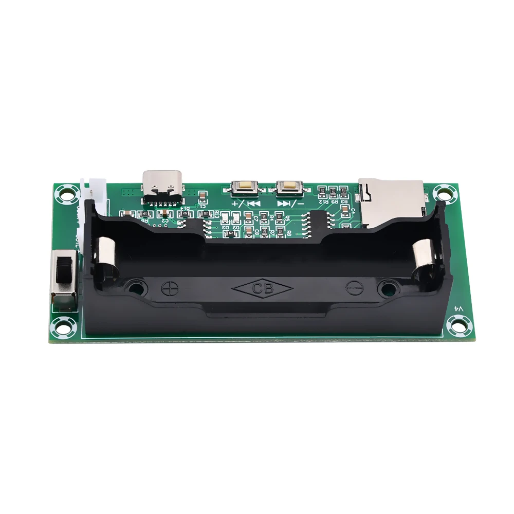 XH-A152 Amplifier Board Lithium Battery Bluetooth 5.0 Dual-channel Stereo Low Power Amplifier Board DC 5V PAM8403 Chip Type-C