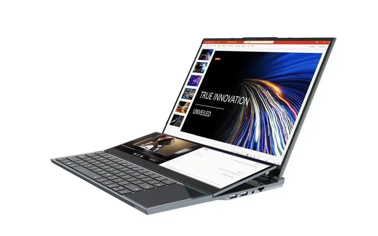كمبيوتر محمول i7 للألعاب مقاس 16 بوصة + 14 بوصة FHD شاشة مزدوجة وشاشة مزدوجة 16 جيجابايت DDR4 1 تيرابايت SSD Win11 كمبيوتر مكتبي كمبيوتر محمول للأعمال Intel Core i7 i9