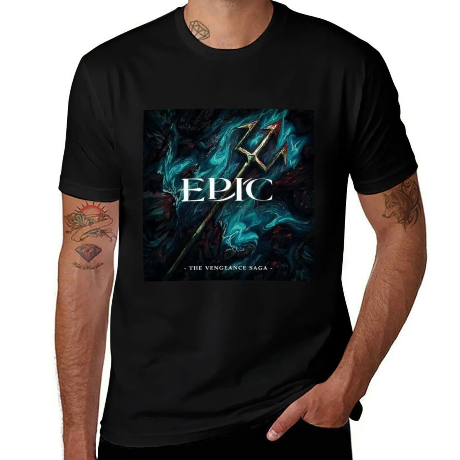 Camiseta Epic the Musical: The Vengeance Saga, top de verano, ropa de calle, camisetas vintage para hombre, camiseta gráfica