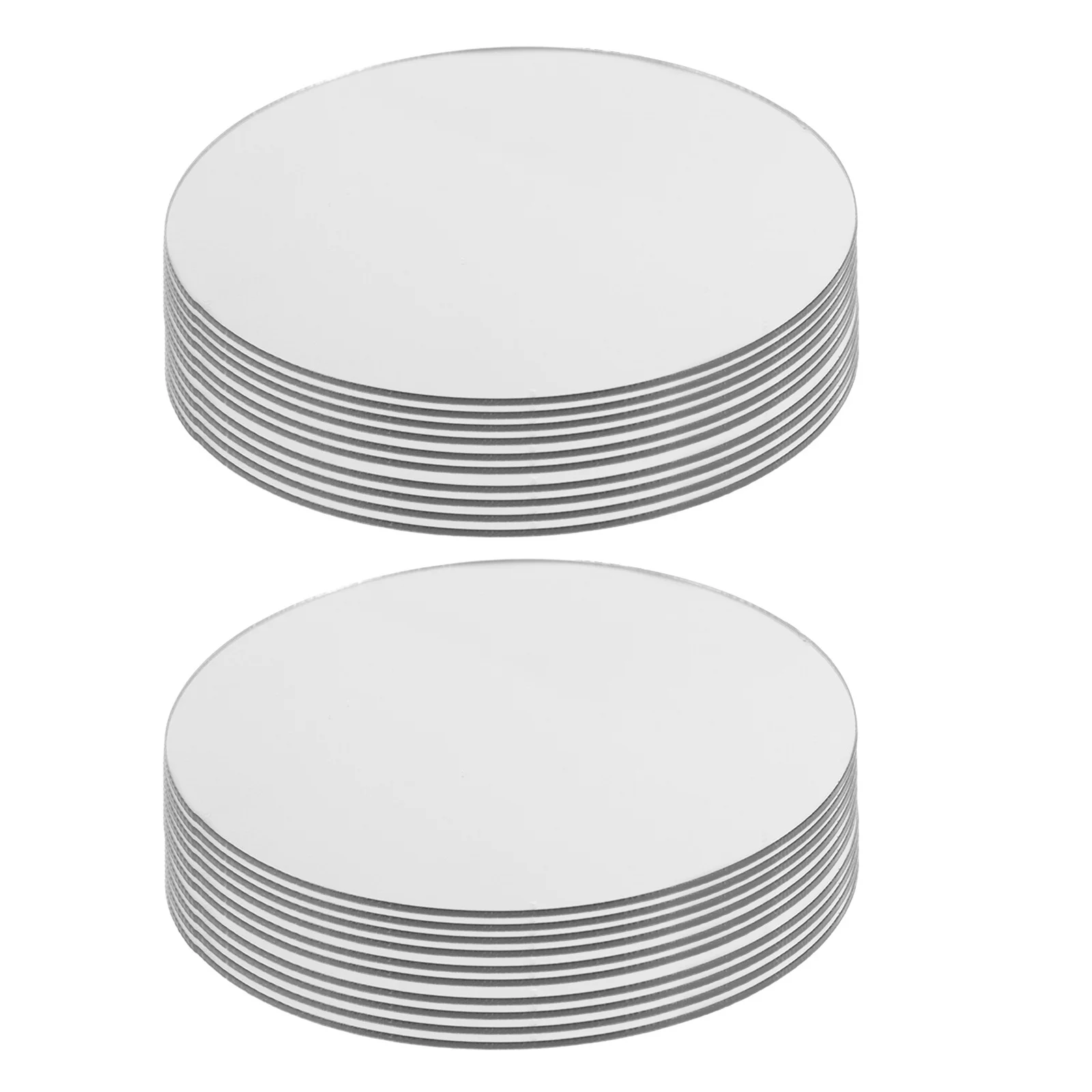 

30pcs Self-Adhesive Decorative Mirror Tiles 5Cm Round Acrylic Mirrors For Wall Sticker Diy Craft Home Bathroom Kitchen