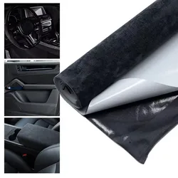 30cm/40/50cmx150cm Self Adhesive Suede Fabric Sticky Leather Velvet Fabrics Terciopelo Adhesivo for DIY Car Interior Decor