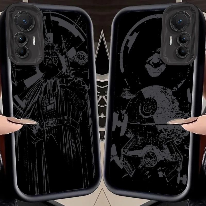 Disney Star Wars Luxury Cool Eye Ladder For Xiaomi MI 14 12T 11 Lite Poco M3 X5 X4 F5 F4 F3 F2 GT Pro 5G Funda Phone Case