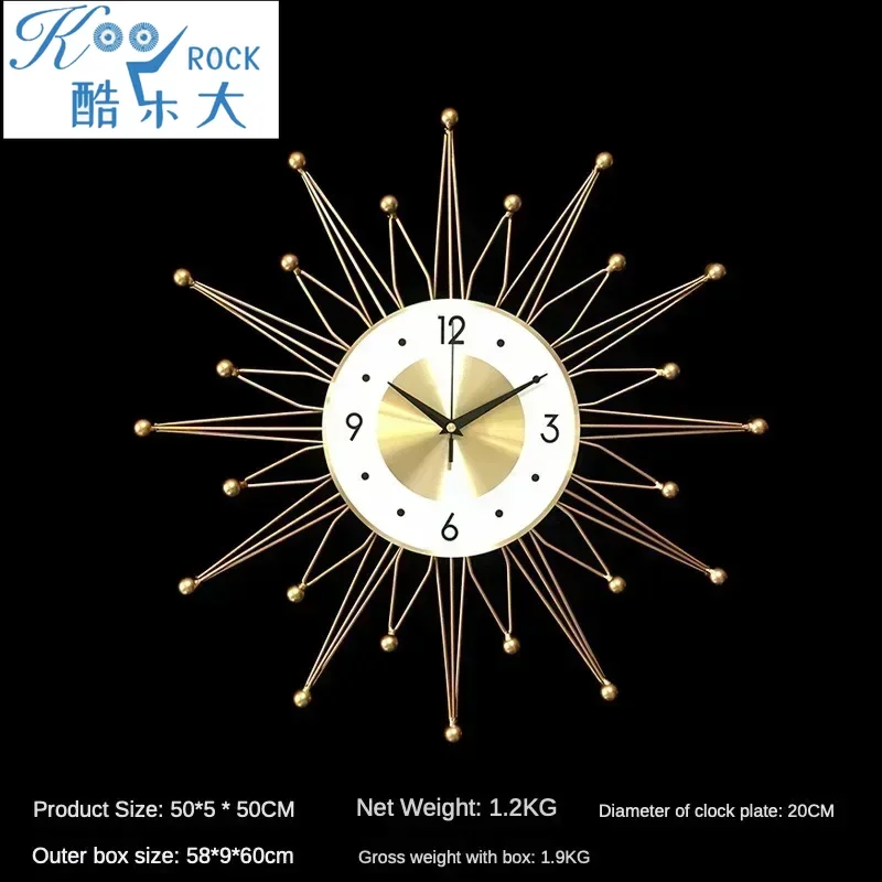 Technology and the Future Wall hanging clock, Atomic Motion Time for Fashion for Young Family Living Room, Bed Room, Home decor