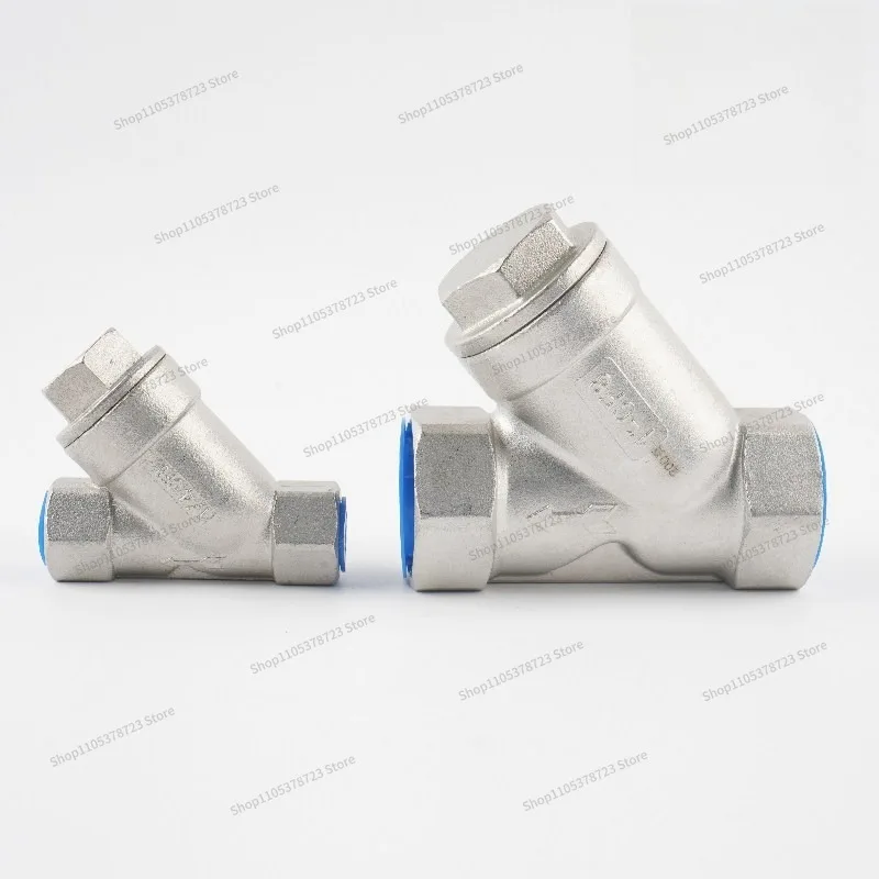 For Stainless Steel 304/316 Y Type Screw Mouth Filter Thread Thickened Heavy Duty Fittings 4/6 Points