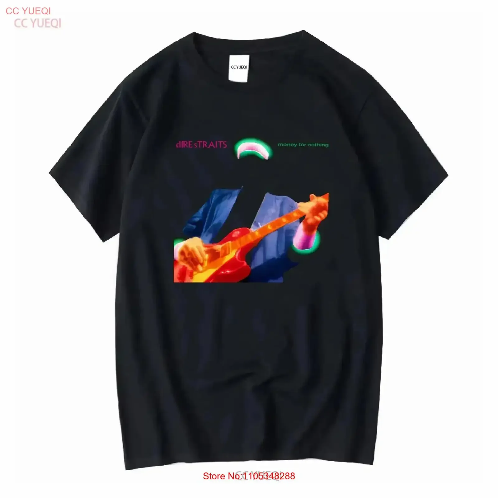 Футболка Dire Straits Money For Nothing, размер S-5XL, винтажная, с эффектом потертости, в стиле стритвир, повседневная, дизайнерская, модная, винтажная одежда.