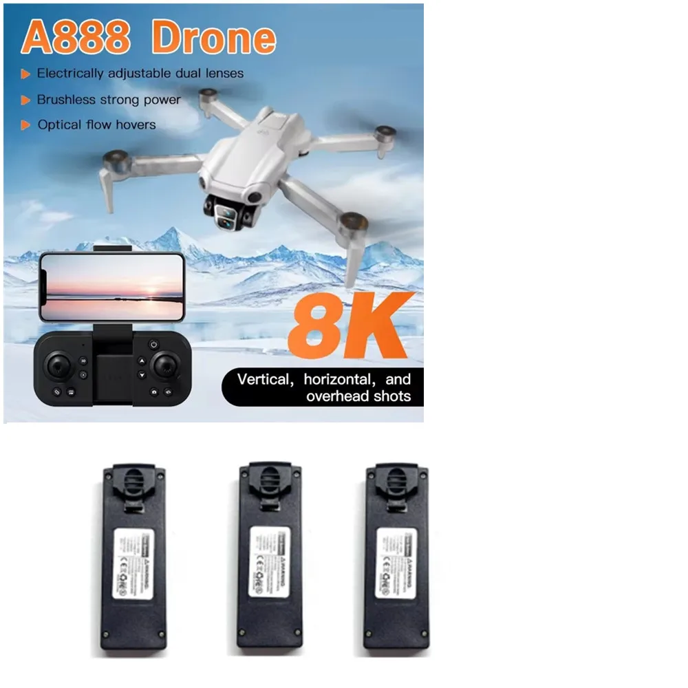 A888 Pro Drone Battery 3.7V 1800mAh Li-Poly / Propeller Blade / For A888 Pro Drone Accessory A888 Pro Parts