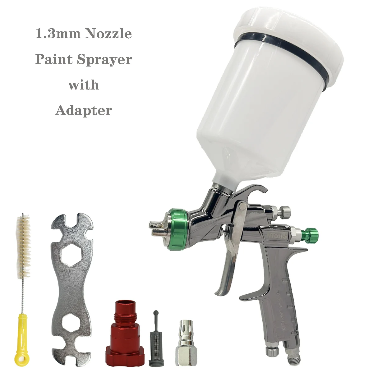 W-400 الهواء بندقية رذاذ سيارة إنهاء أدوات الطلاء 1.3 مللي متر فوهة 600cc كوب URP طلاء السيارات الطلاء بندقية رذاذ البخاخة للمياه القائمة