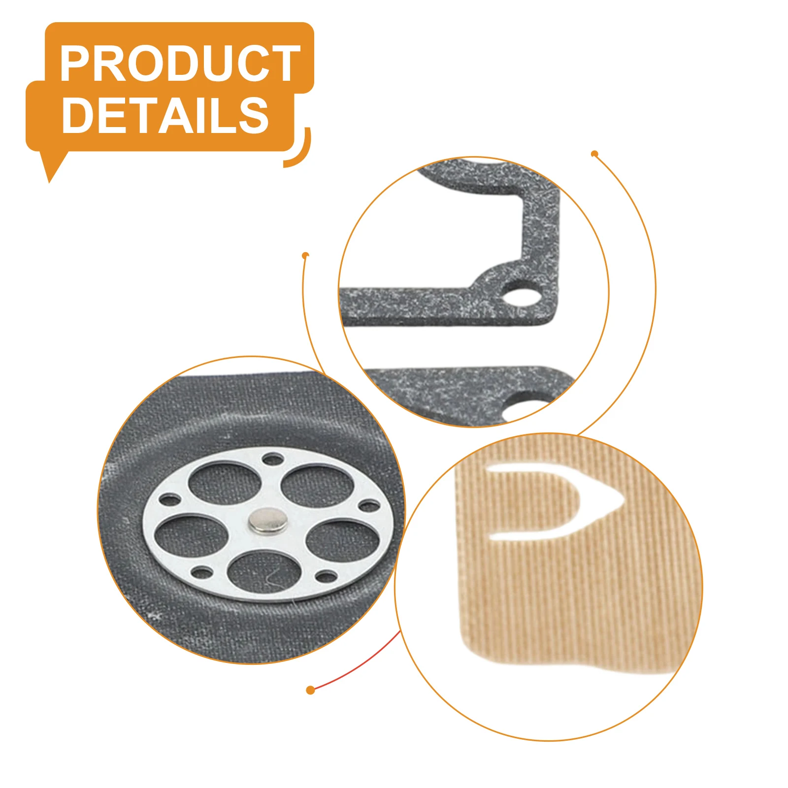 For Carburetor Diaphragm Gasket Set Designed to Fit For 017 018 021 023 025 MS170 MS180 Chainsaw For Carburetors