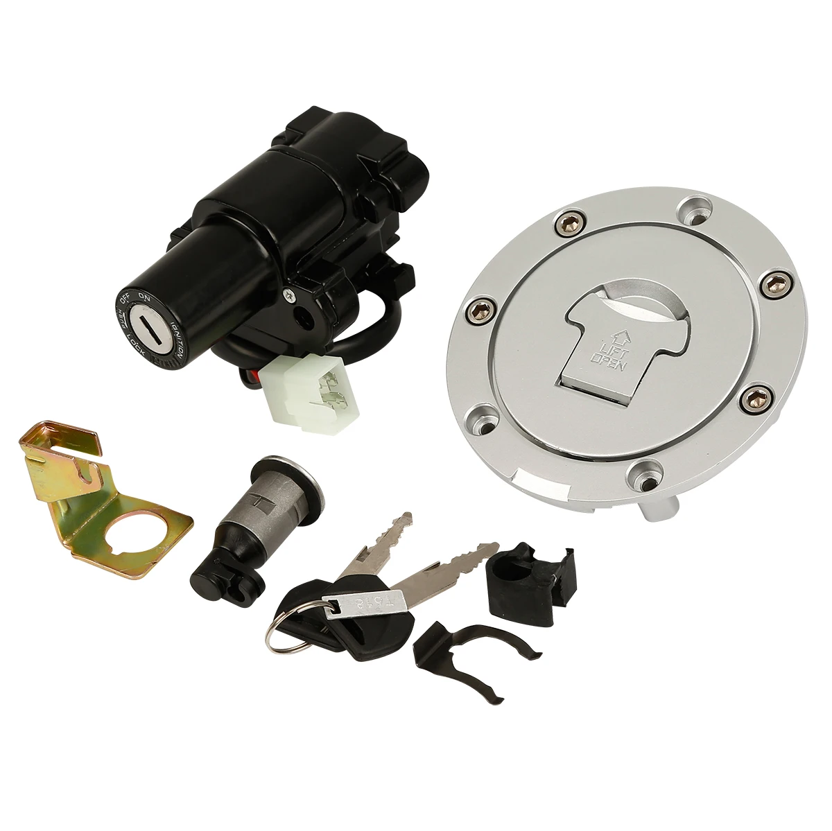 

Motorcycle Fuel Gas Ignition Switch Lock Key For Honda CB900 CB919 2002-07 CBR250 2011-2012 CB1300 03-08 ST1300 03-11 CBR954 F4