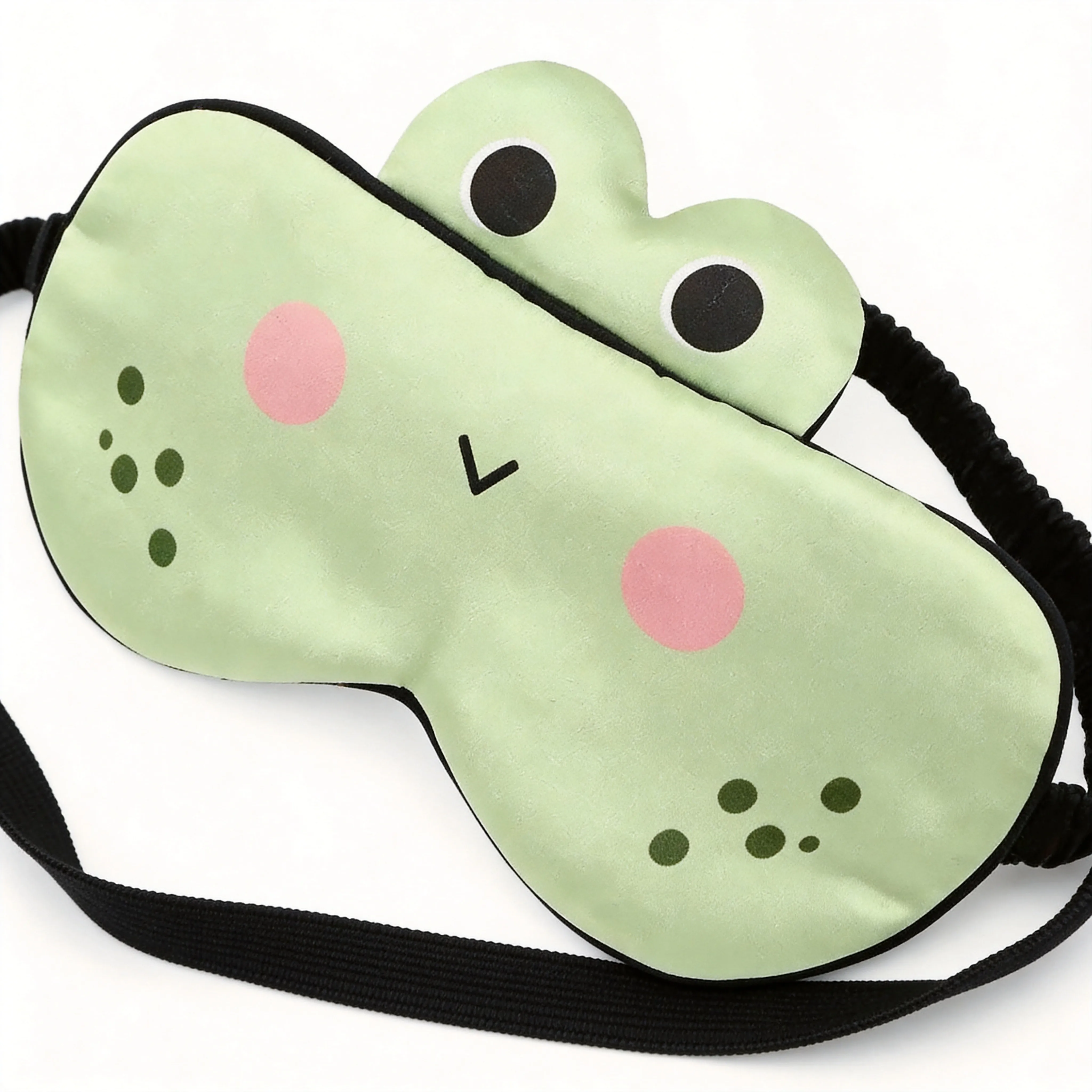 Kindercartoon 100% moerbeizijde lichtblokkerend oogmasker, ademend en zacht zijden slaapmasker voor jongens en meisjes, oogbescherming voor reizen en dutjes