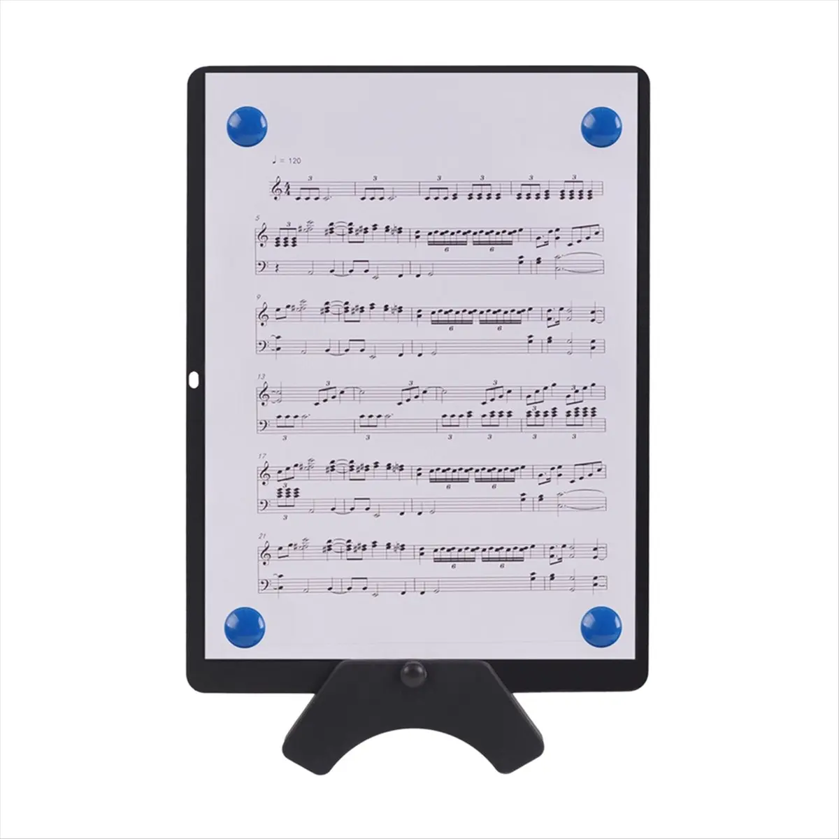 INABEZ Portable Adjustable Sheet Music Stand Multi-Purpose Music Stand Sheet for Trumpet,Cornet,Clarinet,Flutist