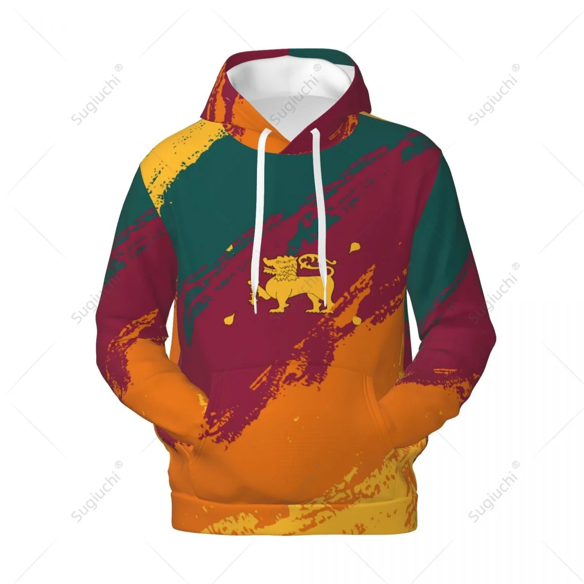 Unisex Sri Lanka Flag Color Hoodie 3D Men Women Harajuku Sweatshirt Pullover Hoodies Polyester Casual