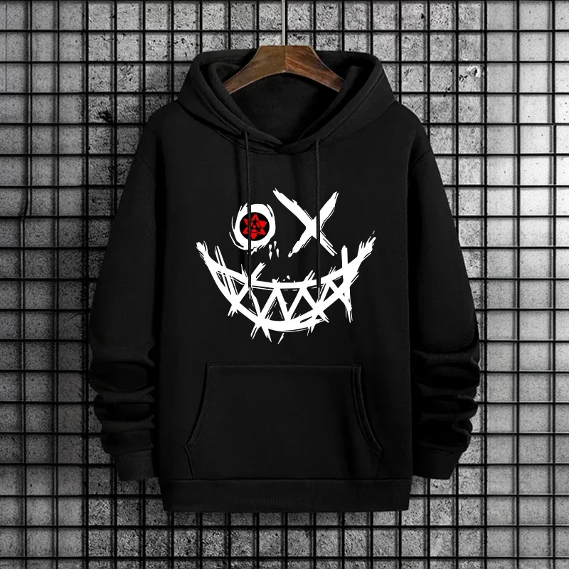 

Funny 3D Pattern Print Men's Hoodies Daily Casual Sweatshirts Hip Hop Trend Hooded Shirt Y2k Clothes Autumn and Winter Loose Top