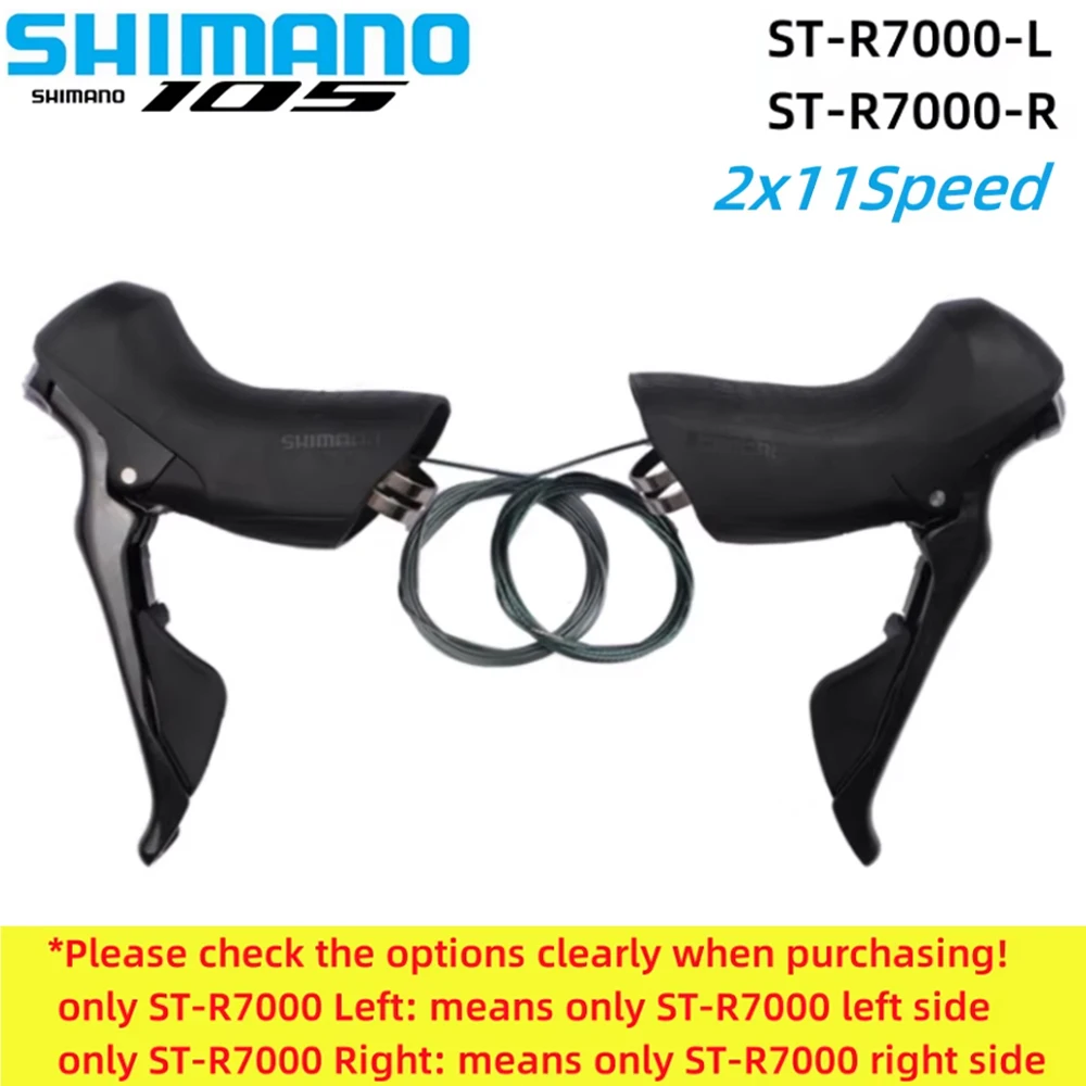 SHIMANO 105 ST-R7000-L / ST-R7000-R DUAL CONTROL LEVER Rim Brake 2x11 Speed 2S 1 PC Left /Right Shifter Shift Lever Bike Parts