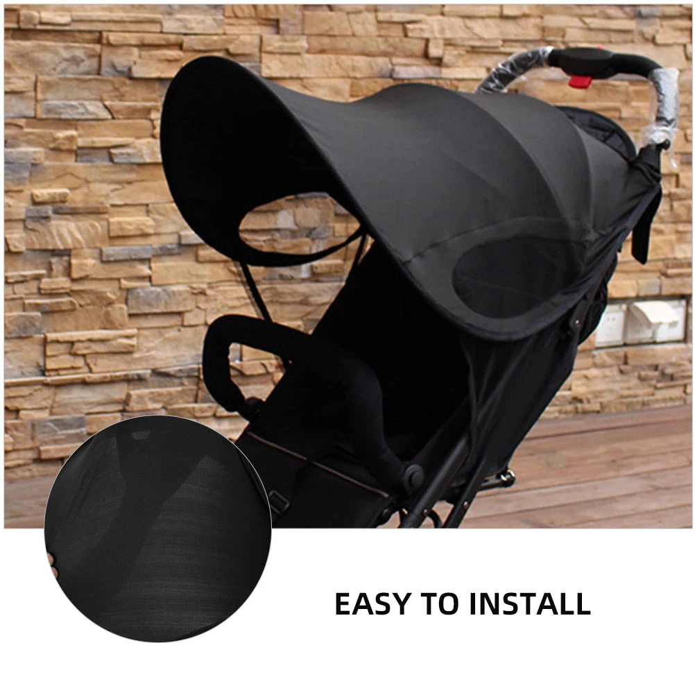 1 قطعة عربة أطفال مظلة شمسية متعددة الأغراض شبكة ناموسية مغطاة بالكامل مع حماية من الأشعة فوق البنفسجية ظل قابل للتمدد للاستخدام الخارجي