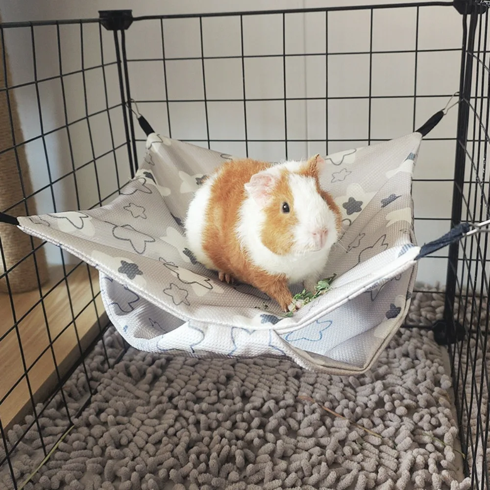 

Summer Cooling Pet Hammock Comfortable Waterproof Hamster Hanging Beds Easy To Clean Breathable Squirrel Sleeping Bag