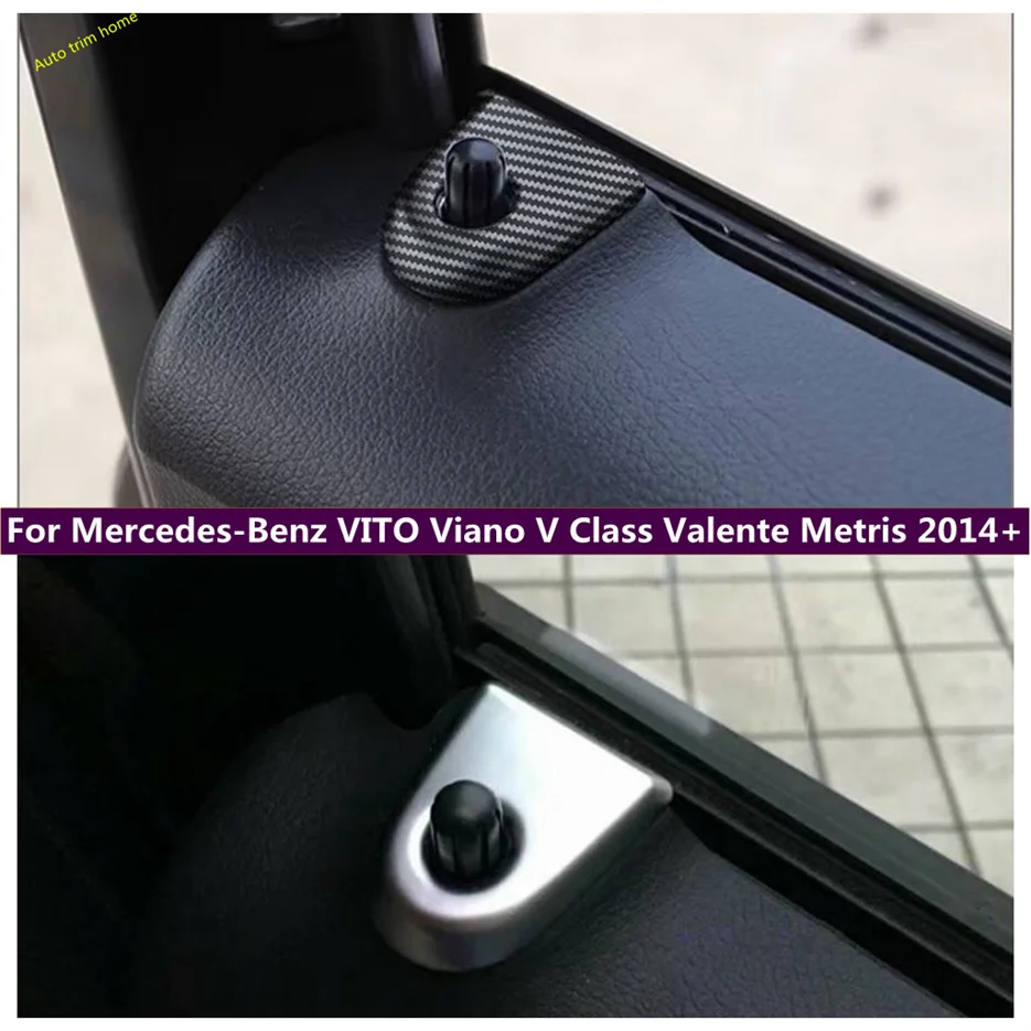 Inner Door Lock Pin Decor Cover Trim Fit For Mercedes-Benz VITO Viano V Class Valente Metris 2014 - 2021 Car Accessories